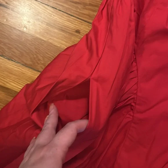 NWT Wray Vanessa dress poppy red medium basque waist - Picture 5 of 10